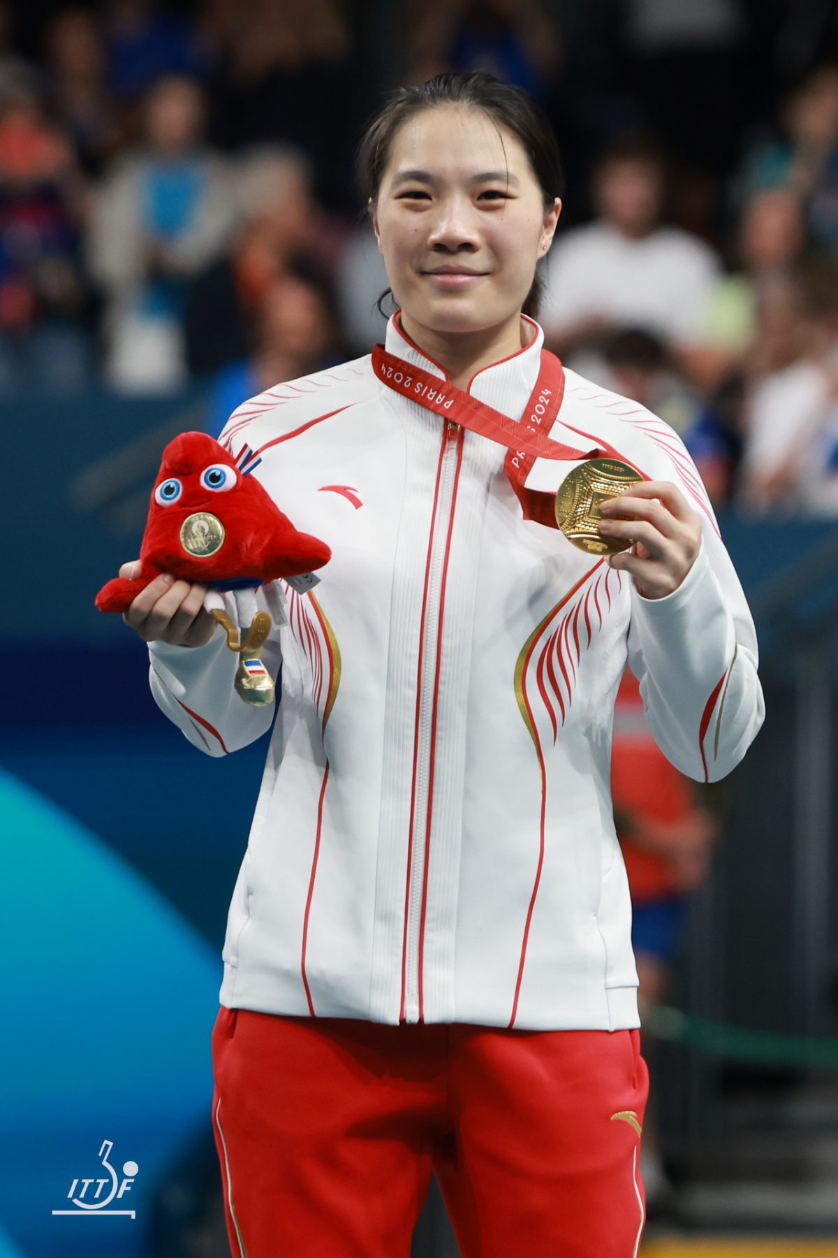 写真：HUANG Wenjuan（中国）/提供：ITTFWorld