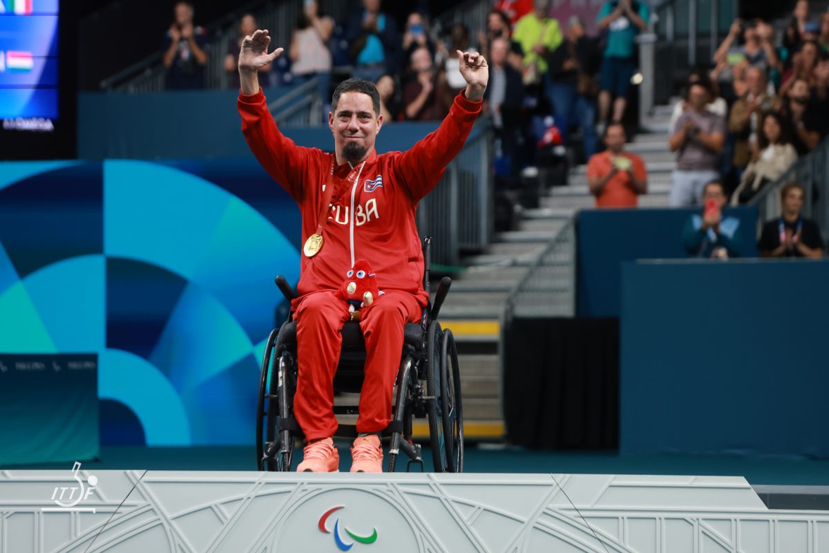 写真：FERNANDEZ Yunier（キューバ）/提供：ITTFWorld