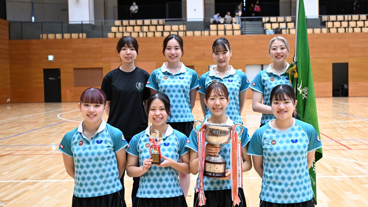 青山学院大学が全勝で2部優勝　2年ぶりの1部復帰＜秋季関東学生卓球リーグ2024＞