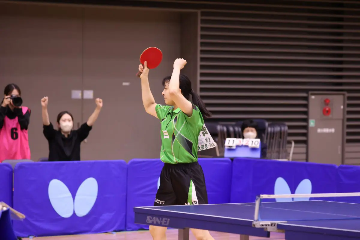 【★マッチウォーン★支給品】2020広州恒大ACL#25鄧涵文選手 出澤杏佳「みんなに心から感謝」堂々の2連覇達成＜卓球・全日学2024
