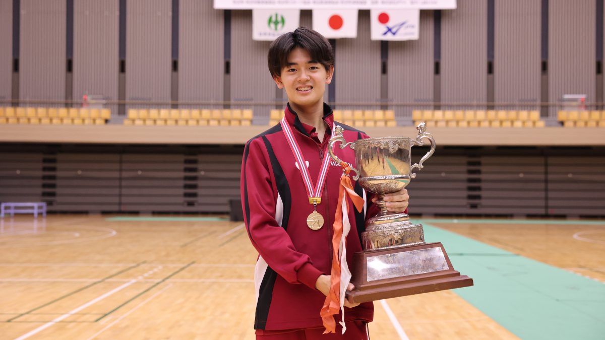 早稲田大・徳田幹太が初優勝　男子シングルスランキング選手一覧＜卓球・全日学2024男子単＞