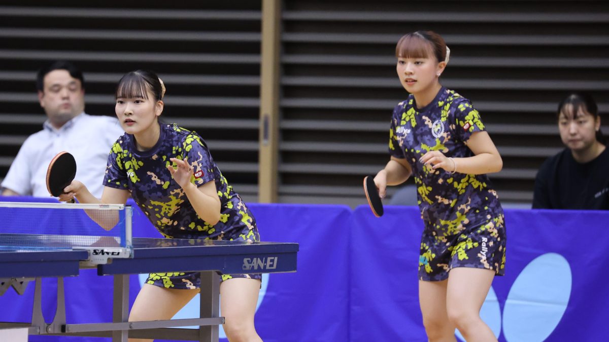 青山学院大・木田美佑里/小林りんご、3回戦へ　シードペアも続々勝利＜卓球・全日学2024女子複2回戦結果＞