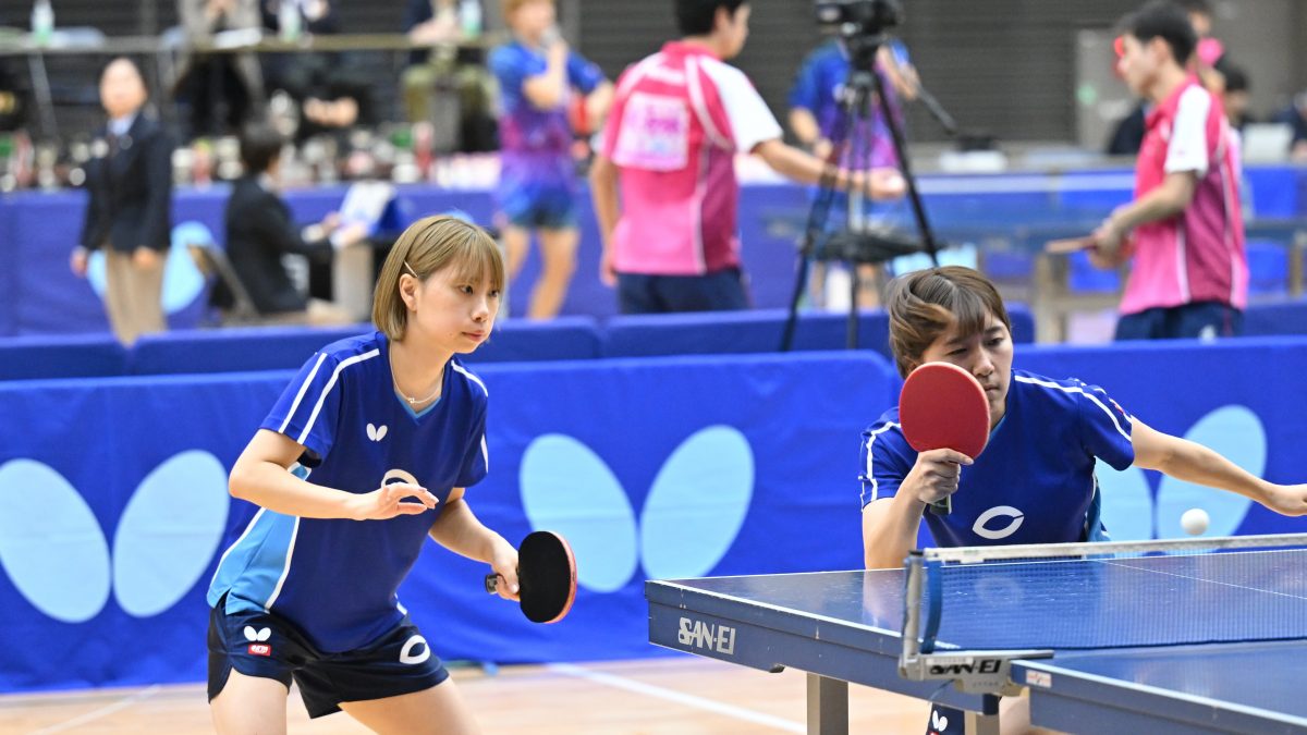 中央大から5ペアが16強入り　連覇狙う川畑/吉岡も勝利＜卓球・全日学2024女子複3回戦結果＞