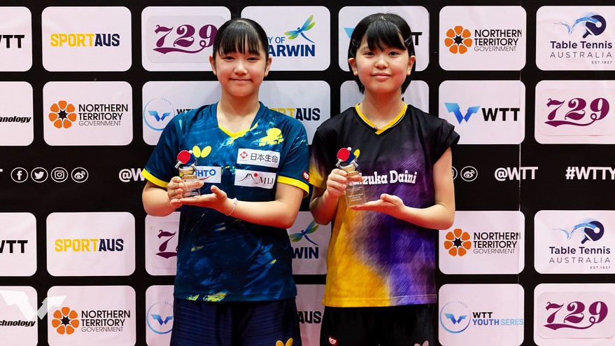 香川さくら子がU19で優勝　U15＆U13は佐久間結生と中田宇海がワンツーフィニッシュ＜卓球・WTTユースコンテンダーダーウィン2024＞