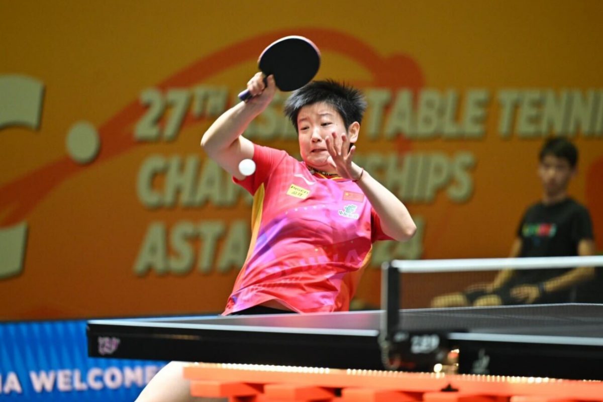 【画像】中国代表に激震　世界ランク1位・孫穎莎が全種目棄権で帰国へ＜ITTFアジア卓球選手権2024＞