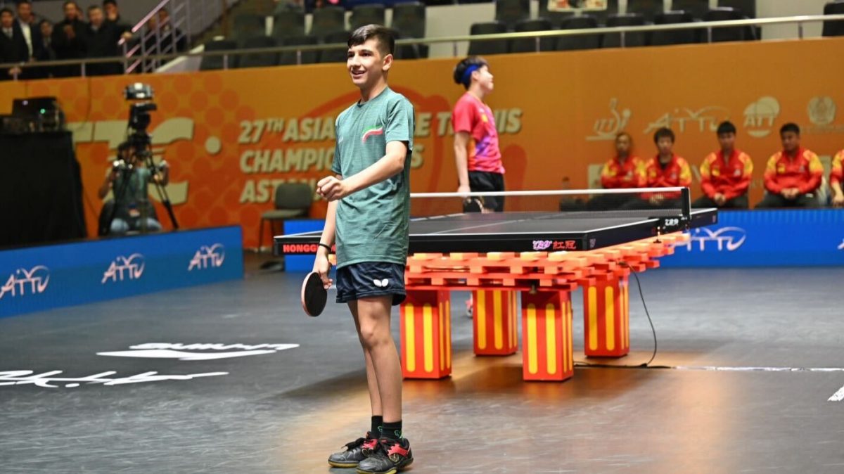 イランの14歳が世界ランク1位・王楚欽に大金星　試合は中国がイランに勝利し準決勝進出＜ITTFアジア卓球選手権2024＞