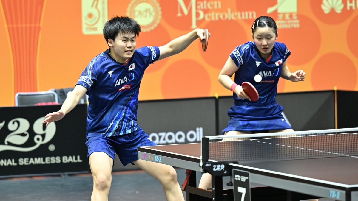 松島輝空/張本美和ペアがタイのペアを退け9位入賞＜ITTFアジア卓球選手権2024＞