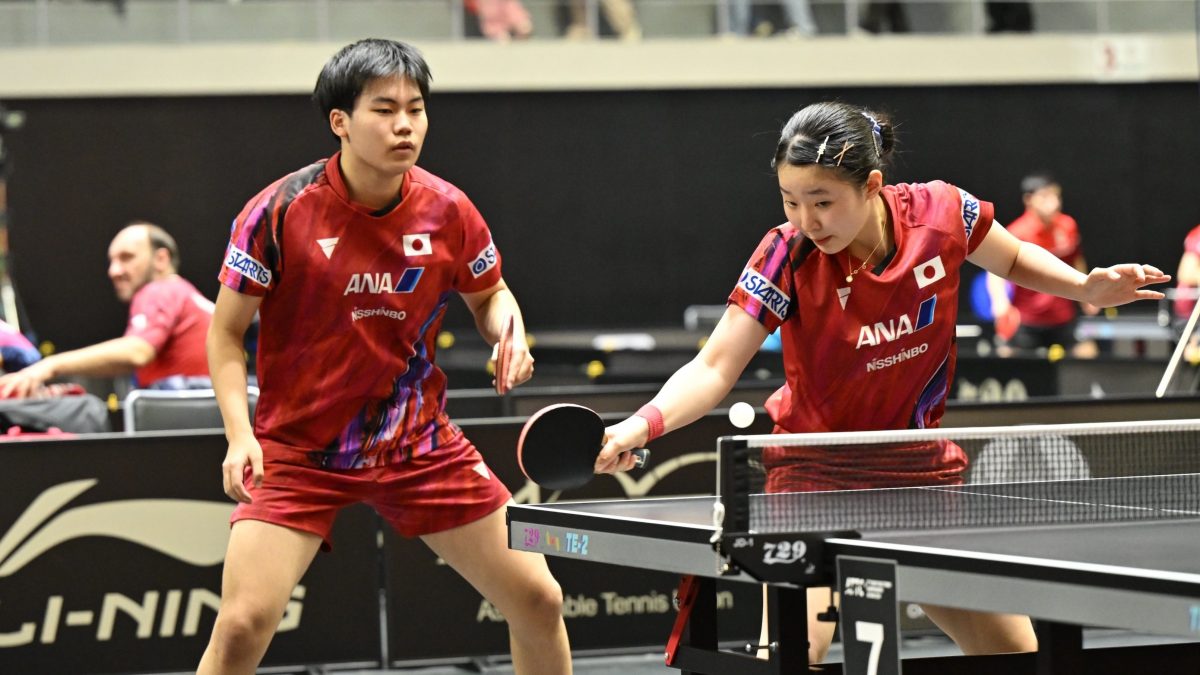 松島輝空/張本美和ペア、吉村真晴/大藤沙月ペア共に初戦突破＜ITTFアジア卓球選手権2024＞