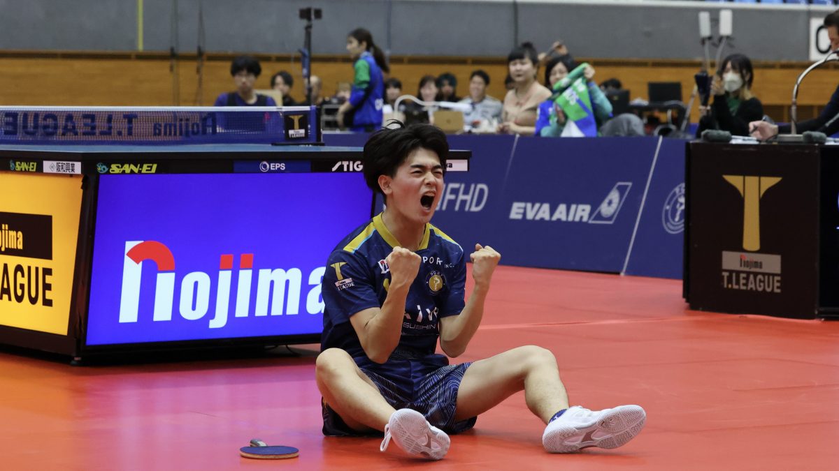 Tリーグ鮮烈デビュー　大学王者・徳田幹太が松島輝空を完封「最後の1球まで粘った」　金沢ポートが4連勝