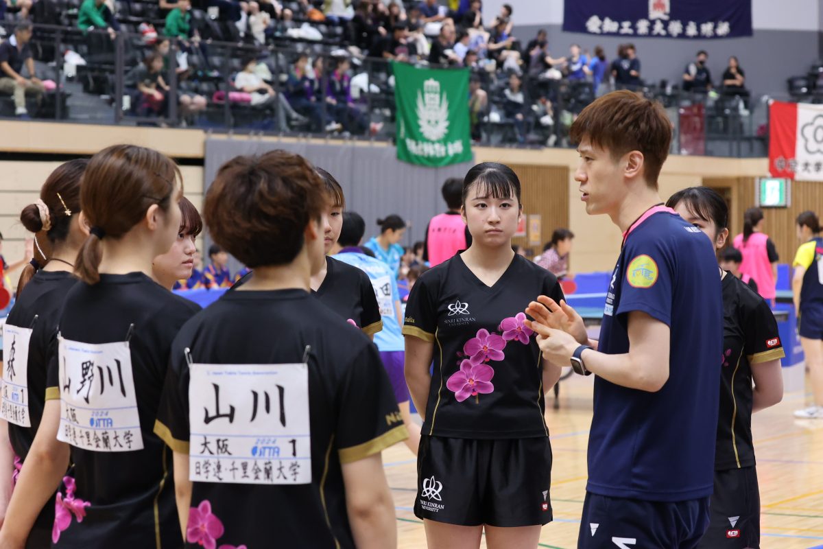 試合後のミーティング