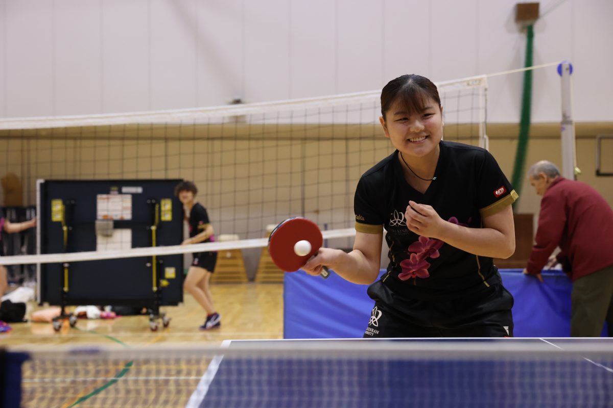 写真：練習の様子/撮影：ラリーズ編集部