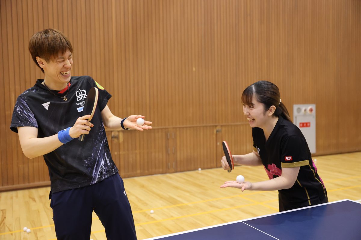 写真：練習の様子/撮影：ラリーズ編集部