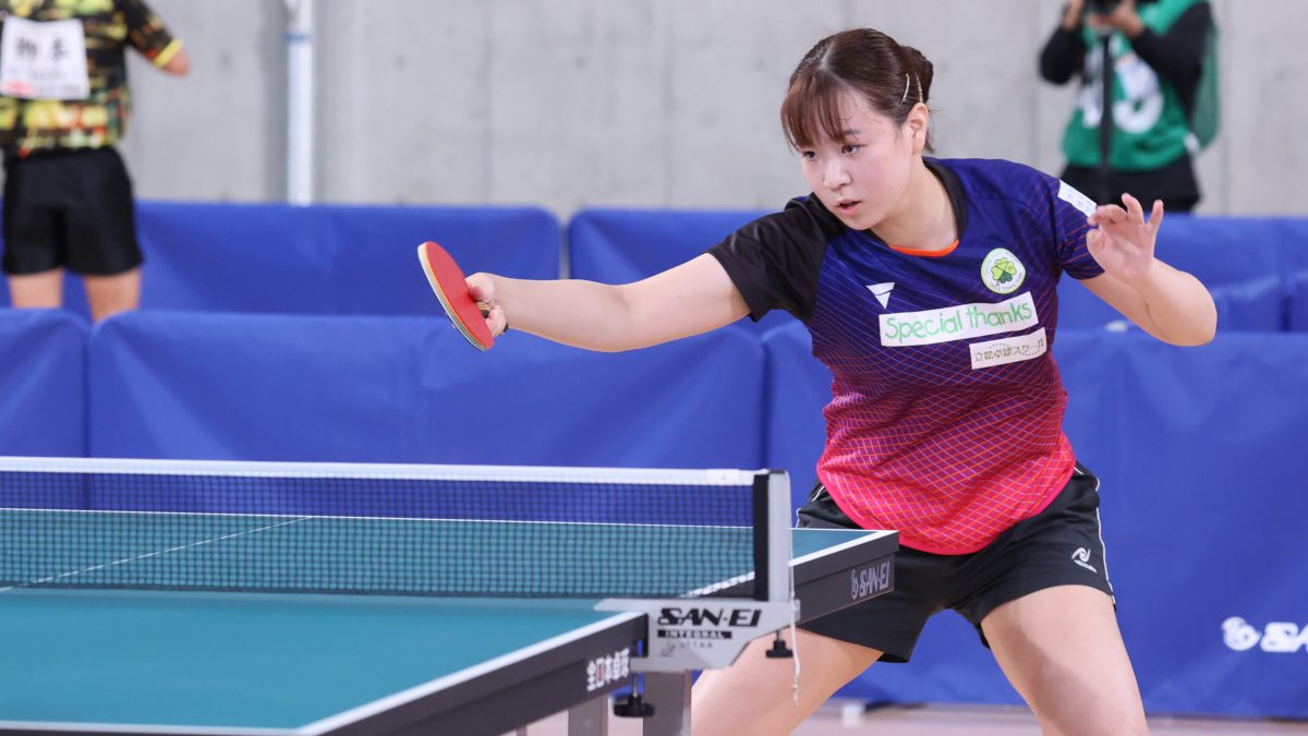 村田咲紀「クラブチームプレーヤーの星になれるように」“ノンプレッシャー”の社会人卓球で全日本3勝＜全日本卓球2025＞