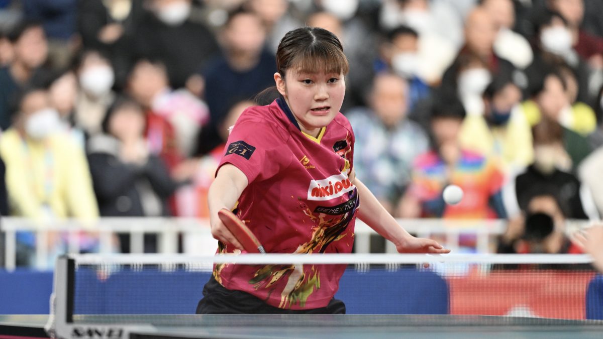 大藤沙月、好調維持して全日本初のベスト4進出「新しいアイデアがポンポン出てくる」＜全日本卓球2025＞