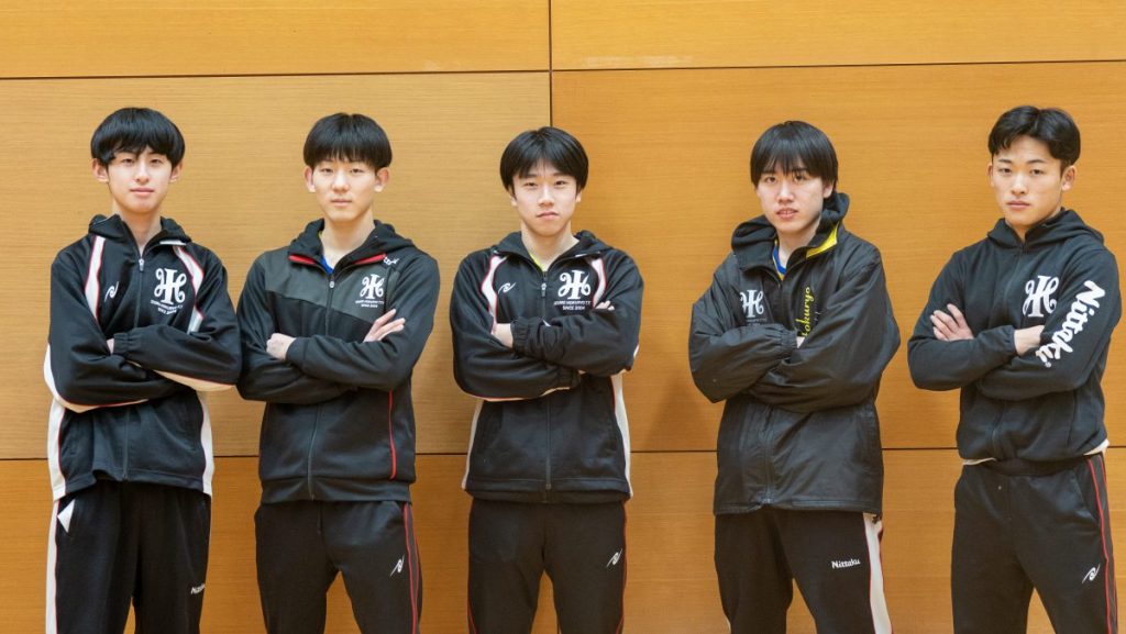 写真：出雲北陵高校卓球部/撮影：ラリーズ編集部