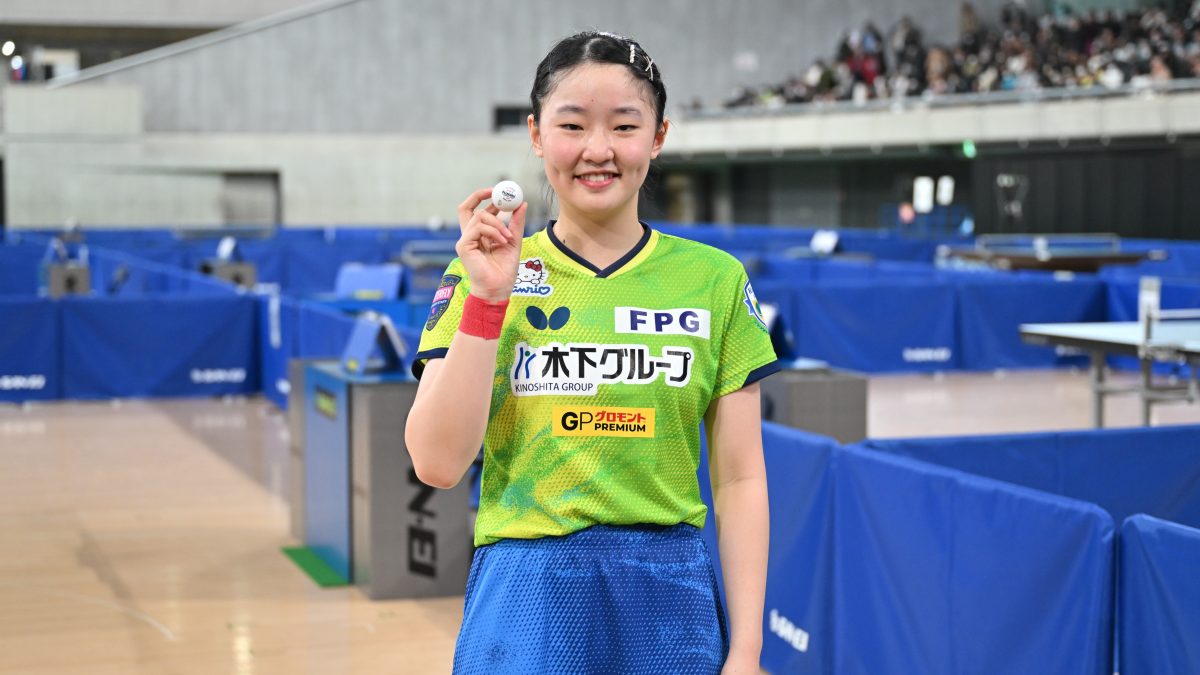 張本美和が3連覇達成　昨年ファイナリスト・面手凛との激戦制す＜全日本卓球2025・ジュニア女子単決勝＞