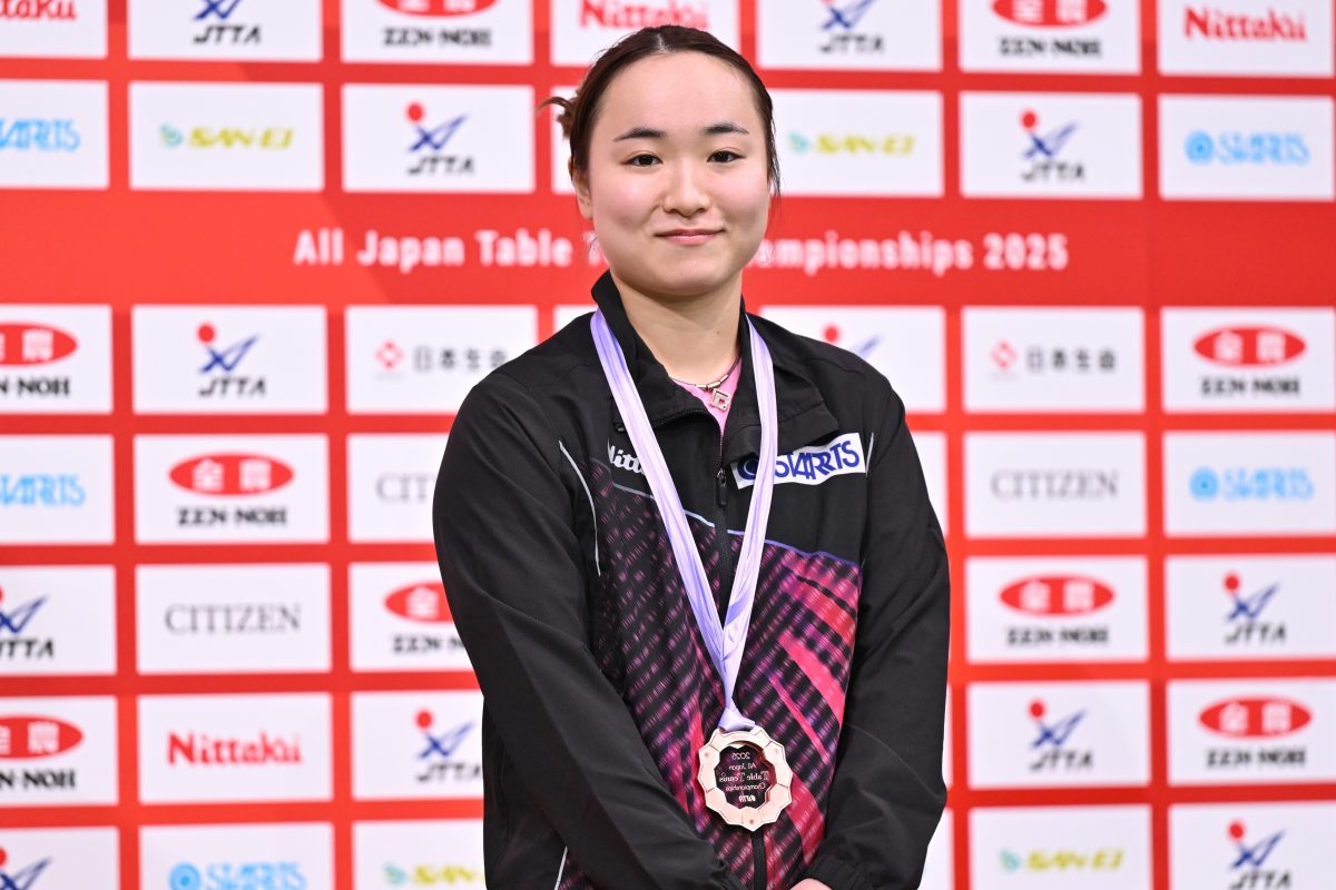 写真：伊藤美誠（スターツ）/撮影：ラリーズ編集部