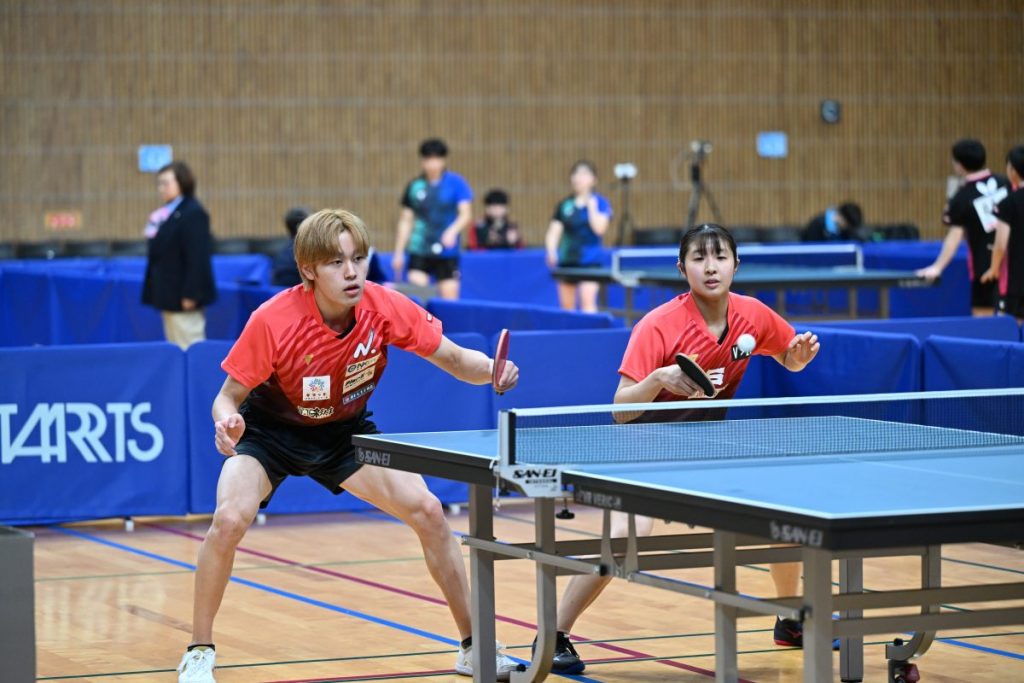 写真：小林広夢（日本大）/出澤杏佳（専修大）/撮影：ラリーズ編集部