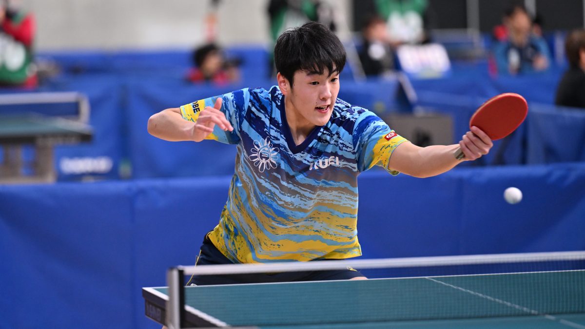 育英高・谷本拓海「死ぬ気で練習してきた」高2対決に敗れるも3位入賞＜全日本卓球2025・ジュニア男子単準決勝＞