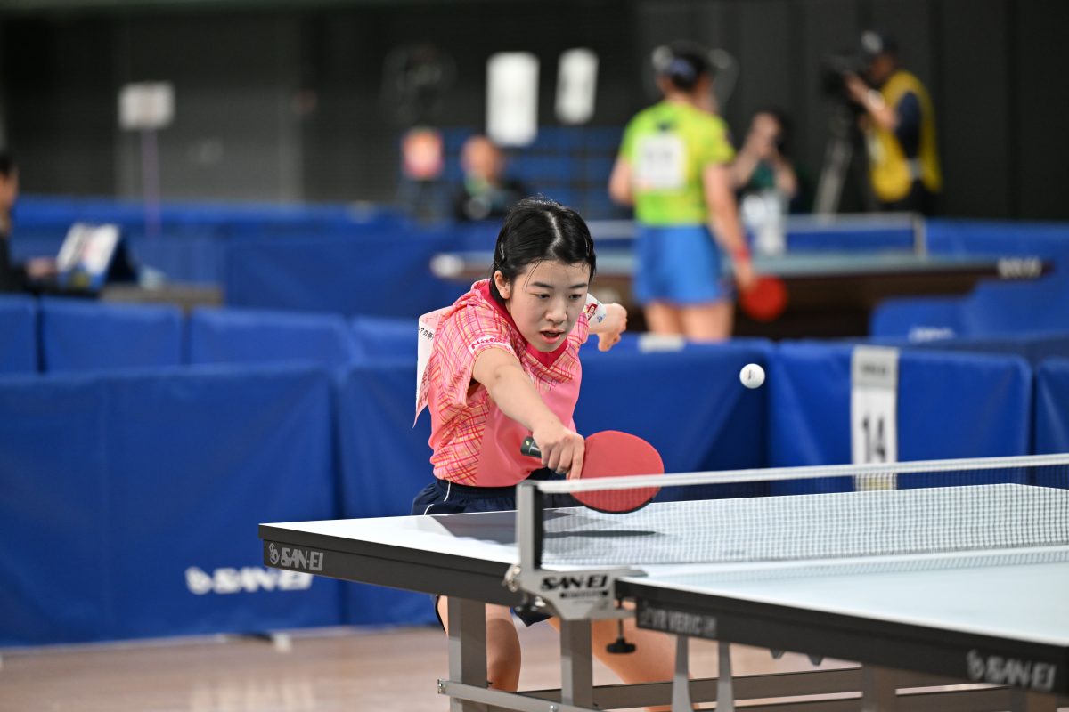 写真：面手凛（山陽学園高）/撮影：ラリーズ編集部