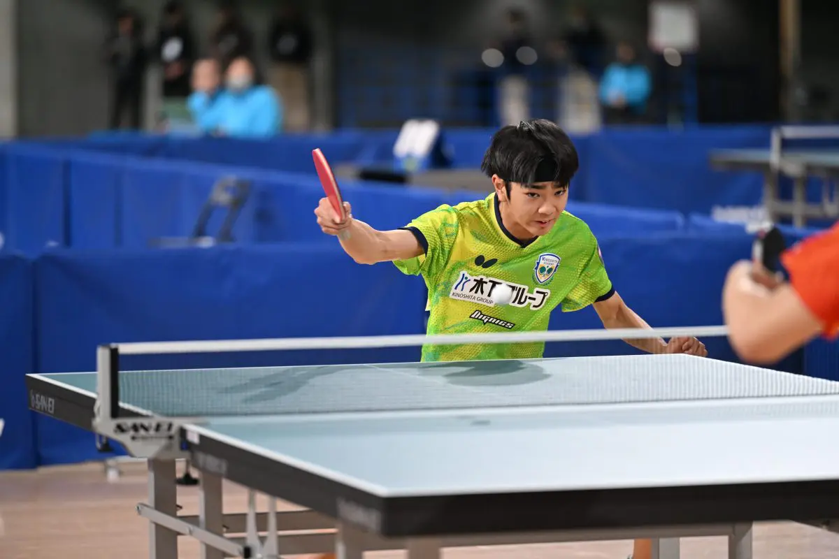 全中王者・川上流星「いつか五輪や世界卓球で優勝することが目標