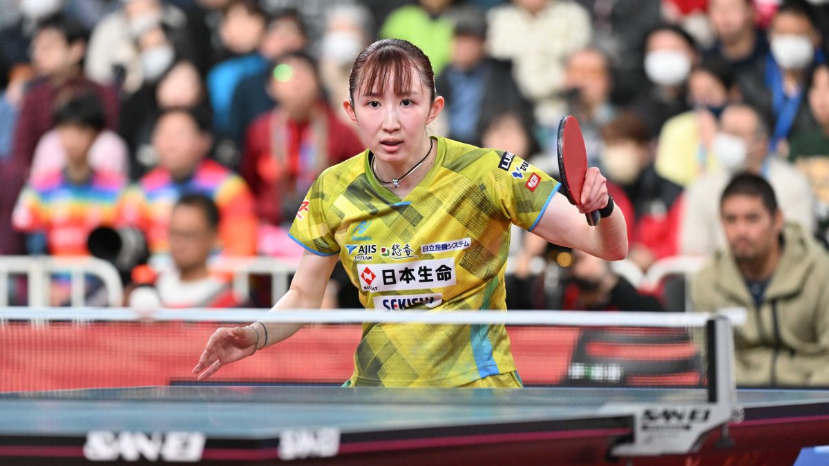 「徐々に感覚が戻ってきている」早田ひな、3連覇に向け準決勝進出＜全日本2025・女子シングルス準々決勝＞