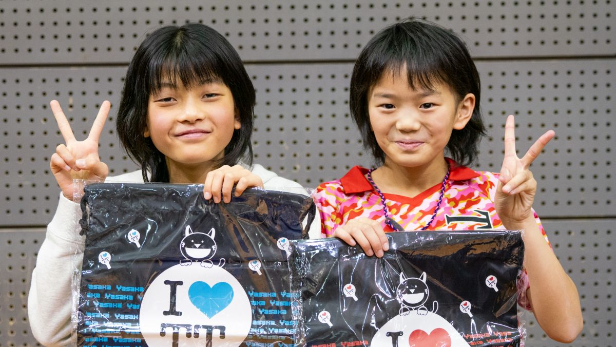 写真：左から池田愛琉（卓球家ジュニア・香川）、渡邉愛菜（TEAM☆ZERO-1Jr・山口）/撮影:ラリーズ編集部