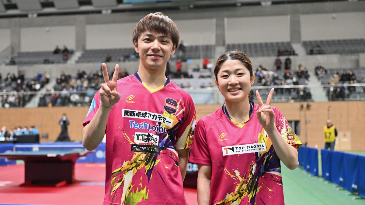 木造勇人/安藤みなみペアが地元・愛知で初優勝　安藤は有終の美を飾る＜全日本卓球2025＞