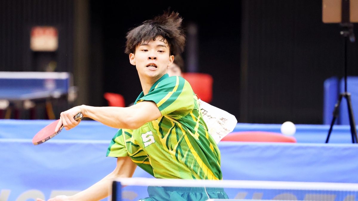 専修大・野田颯太が“育英高OB対決”制し優勝　男子複は出雲北陵高・小野/黒田ペアがV＜第64回大阪国際招待卓球選手権大会＞