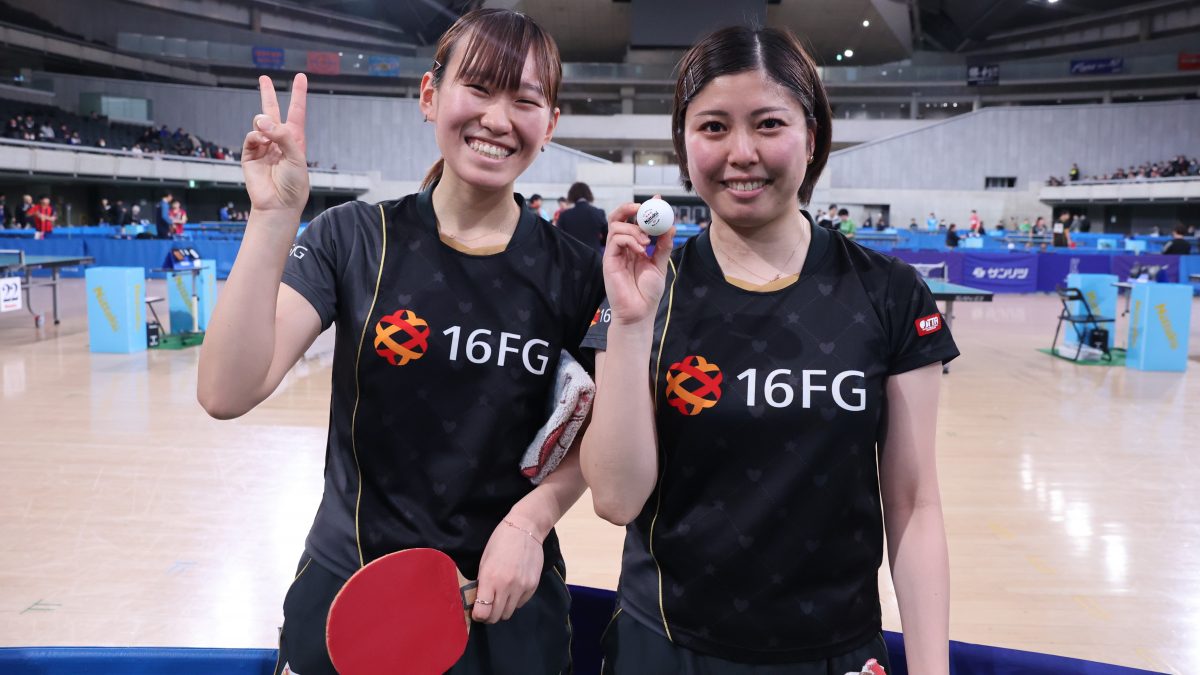 十六FG・松本静香/鶴岡菜月ペア、実業団対決制し優勝＜東京選手権2025・女子複＞