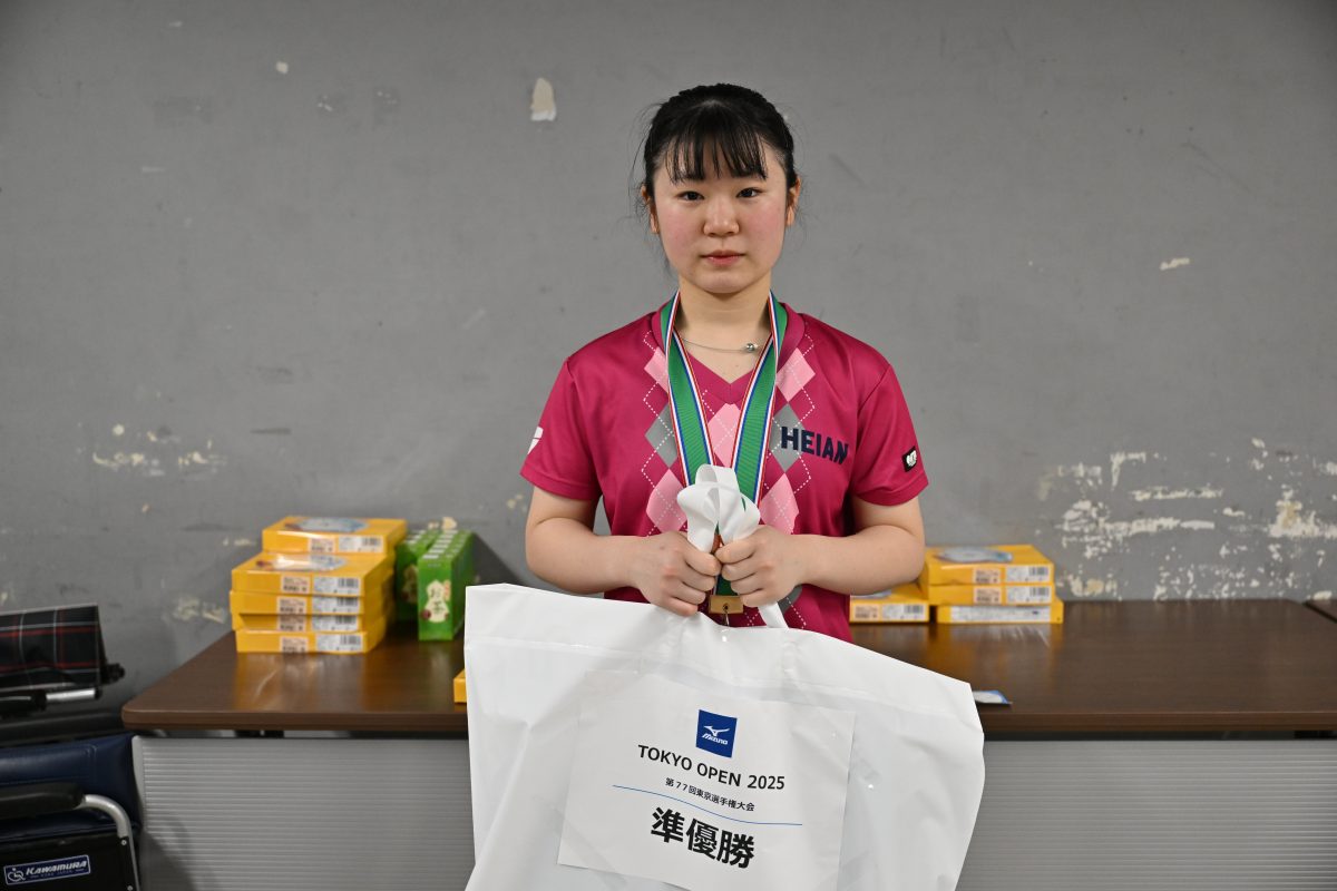 写真：廣瀬文香（龍谷大平安高）/撮影：ラリーズ編集部