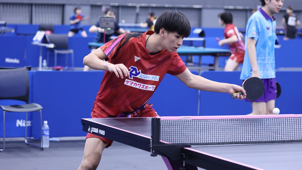 朝日大・岡野俊介、13勝0敗で2日目終える　関西高・岸本漣斗が9勝4敗で存在感示す＜日本リーグ・日学連・高体連合同強化事業＞