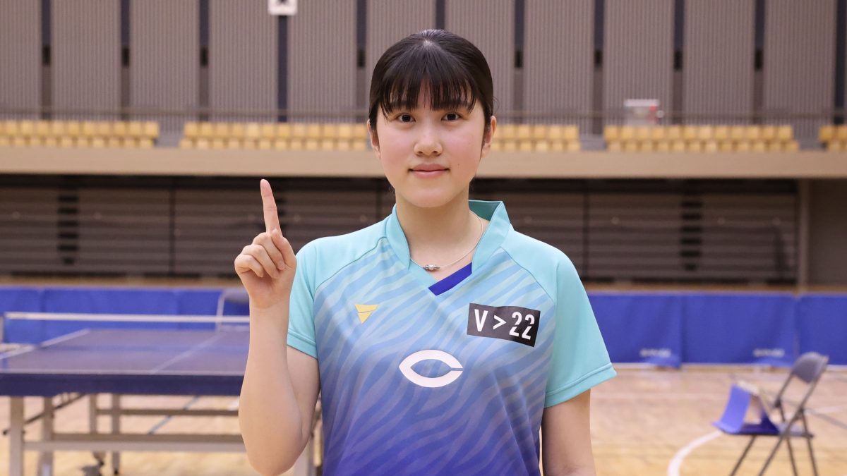 中央大・兼吉優花が大学初タイトル獲得　抜群の守備力で同士討ち制す＜卓球・令和7年関東学生新人選手権＞