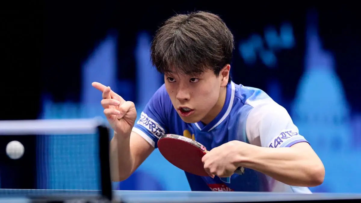 国際大会3位の篠塚大登が5ランクアップ 日本勢2番手の21位に浮上｜卓球