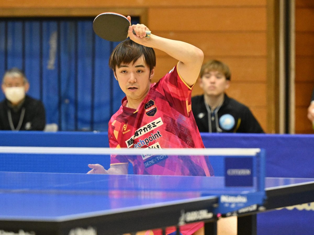 写真：木造勇人（関西卓球アカデミー）/撮影：ラリーズ編集部