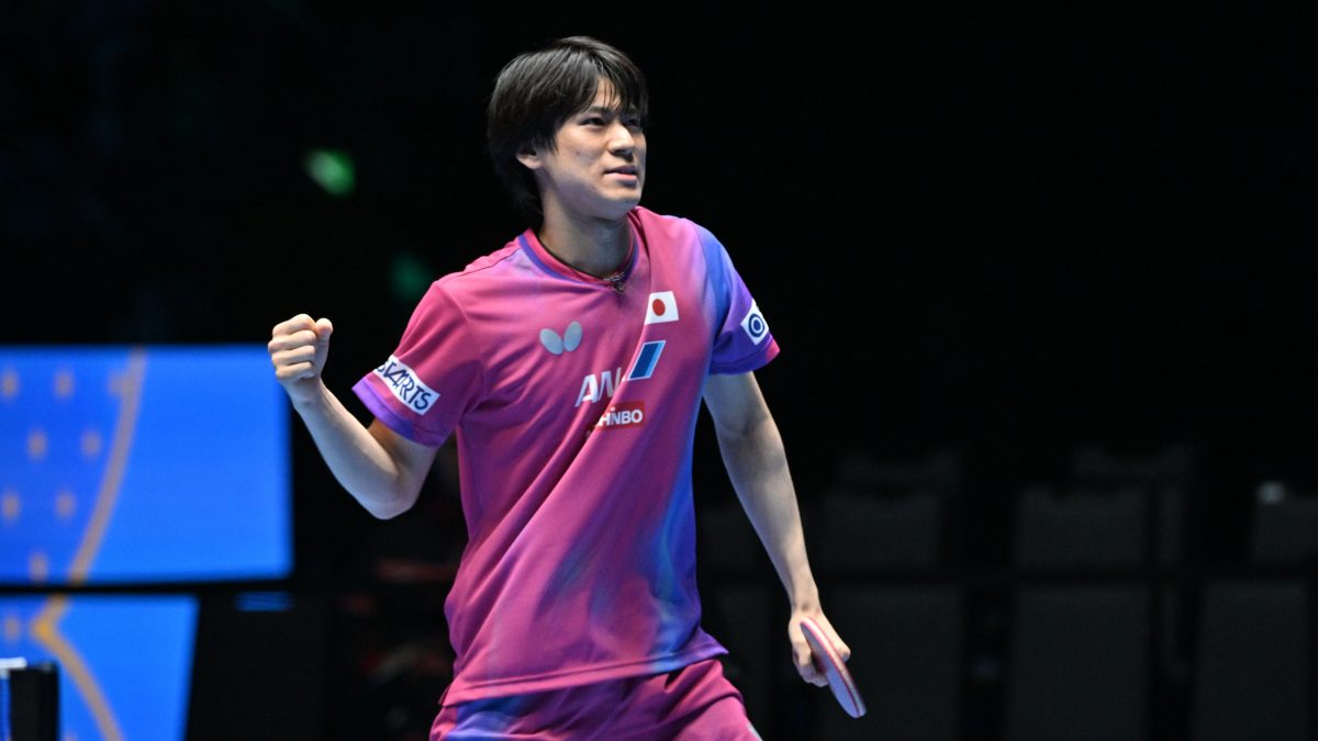 戸上隼輔、篠塚大登、張本智和がグループリーグ突破＜卓球・ITTF男女ワールドカップマカオ2025＞
