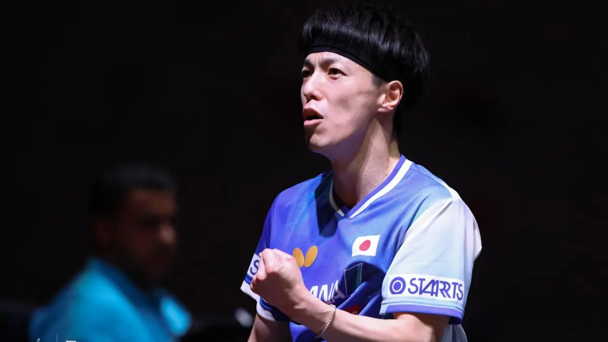 12年振り出場の松平賢二、快勝で初戦突破 張本智和、戸上隼輔も2回戦へ