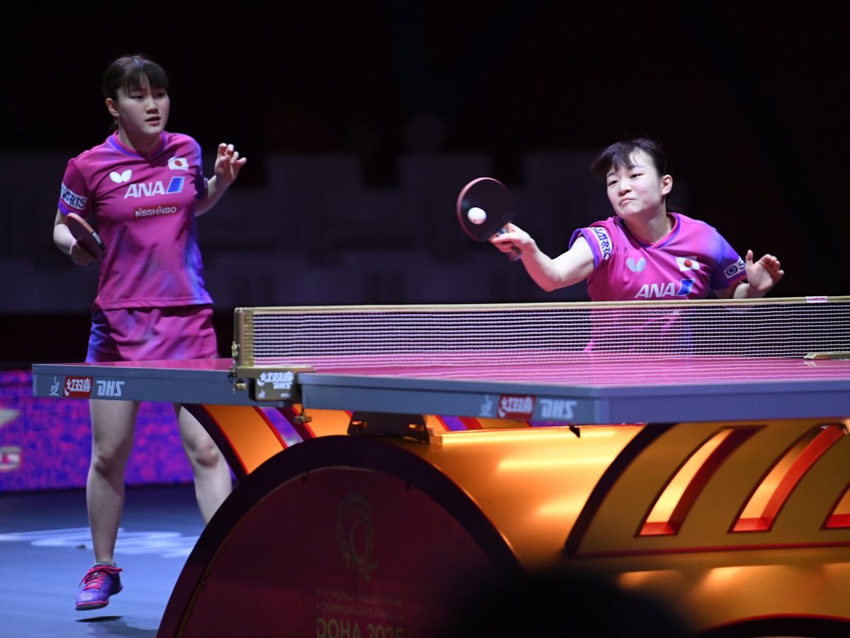 写真：大藤沙月/横井咲桜（ミキハウス）ペア/撮影：ラリーズ編集部