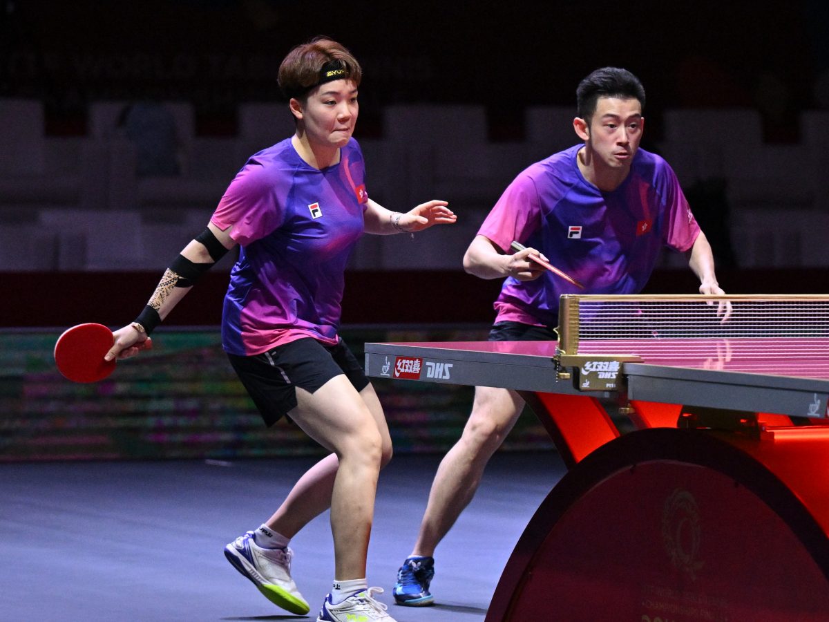 写真：黄鎮廷（ウォンチュンティン）/杜凱琹（ドゥホイカン・中国香港）ペア/撮影：ラリーズ編集部