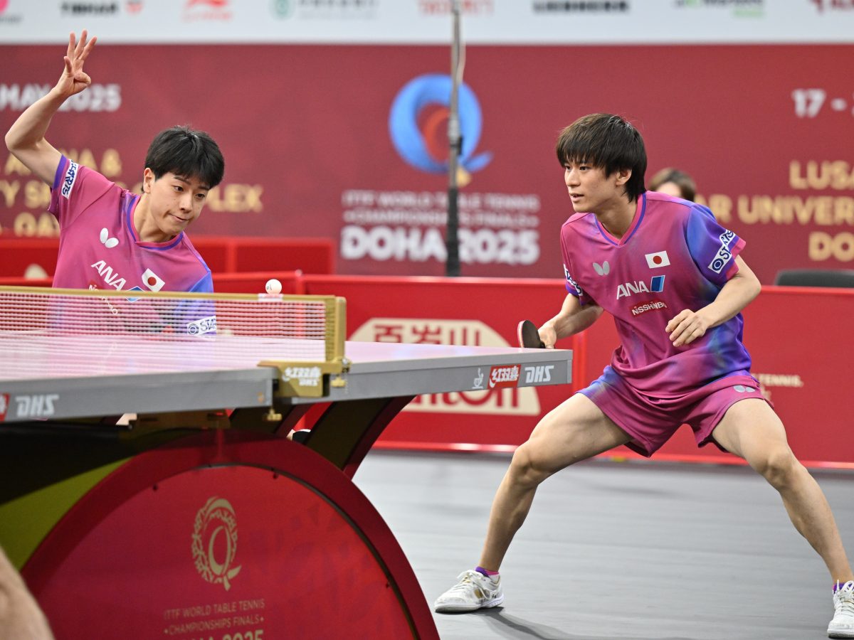 写真：戸上隼輔（井村屋グループ）/篠塚大登（愛知工業大）ペア/撮影：ラリーズ編集部