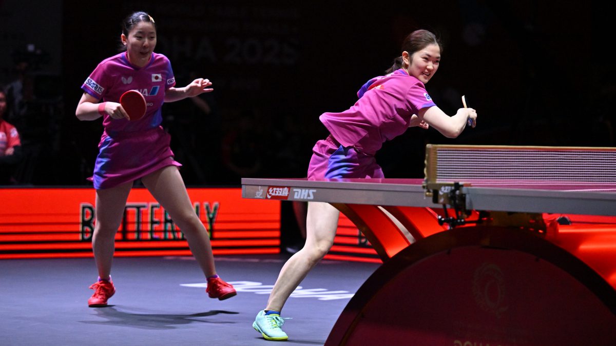 張本美和/木原美悠ペア、中国ペアに敗北も銅メダル獲得＜世界卓球2025＞