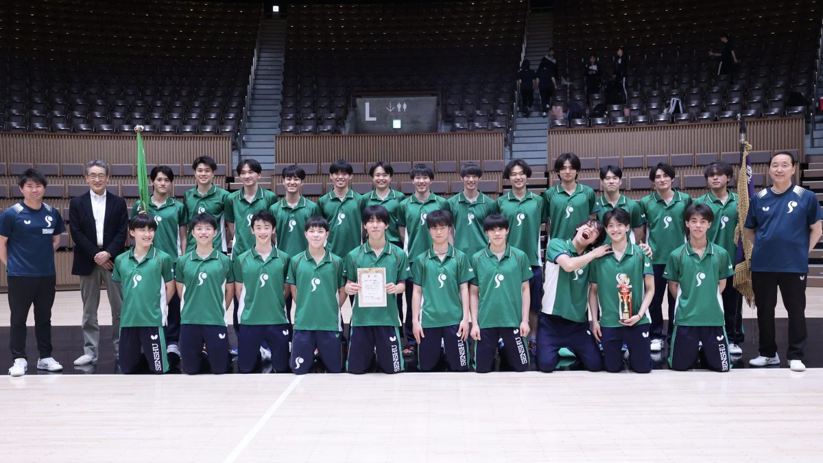 専修大が関東の春を制覇　中央大のルーキー・小野泰和は3つの個人賞を獲得＜2025年春季関東学生卓球リーグ・男子＞