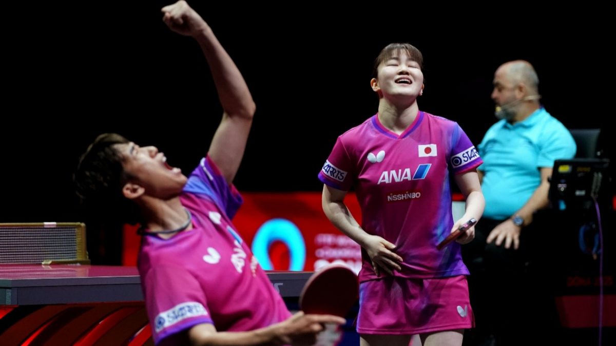 吉村真晴/大藤沙月ペア、第1シードの中国ペア撃破でメダル確定＜世界卓球2025＞
