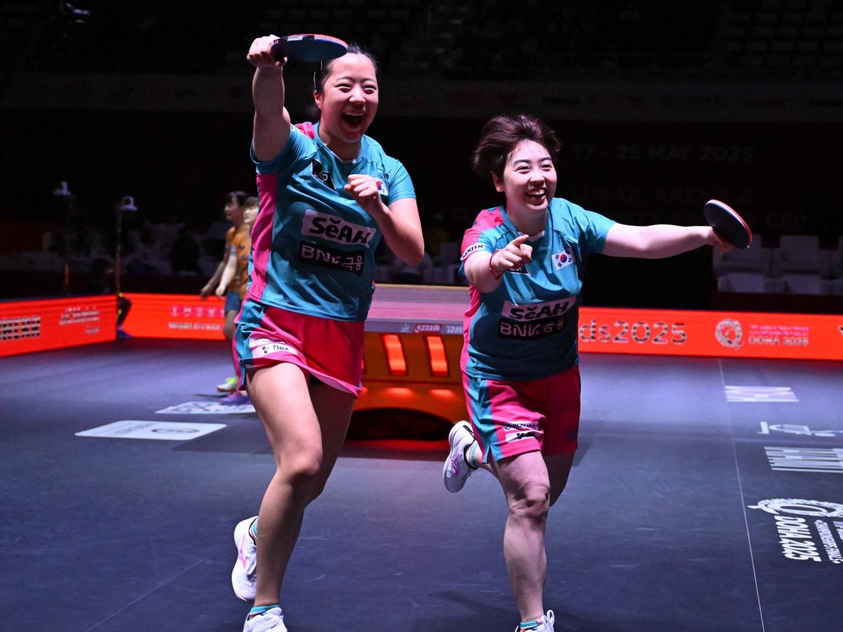 写真：申裕斌（シンユビン）/リュウ・ハンナ（韓国）ペア/撮影：ラリーズ編集部