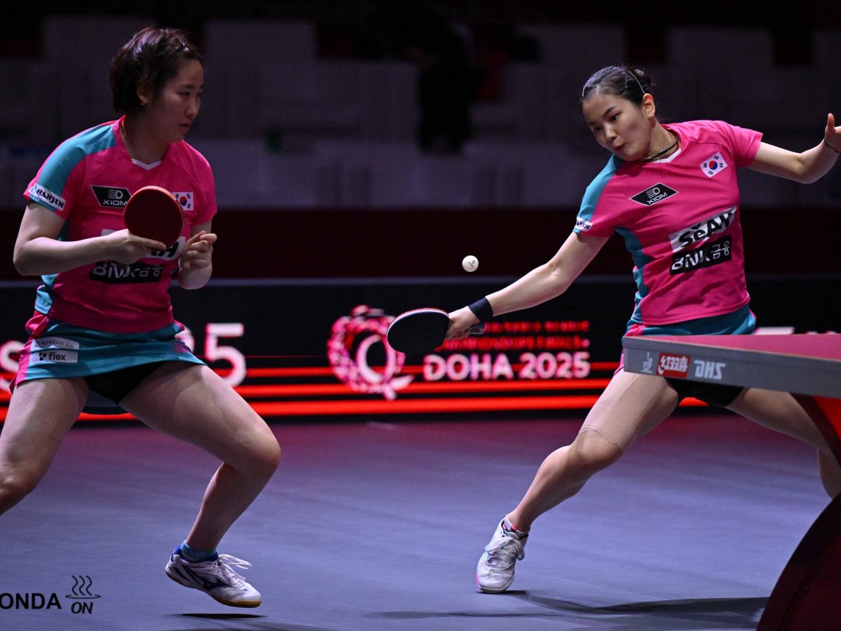 写真：金娜英（キムナヨン）/李恩惠（イウンヘ・韓国）ペア/撮影：ラリーズ編集部