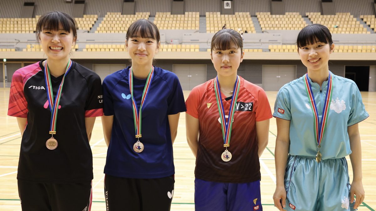 2年ぶりの女王に返り咲き　筑波大・青井さくら、関東を制す＜関東学生卓球選手権2025・女子単＞