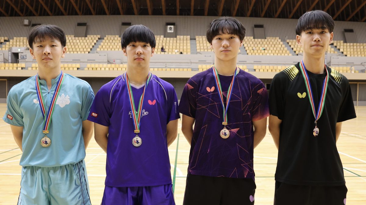 鈴木笙、筑波大初の男子シングルス優勝の快挙＜関東学生卓球選手権2025＞