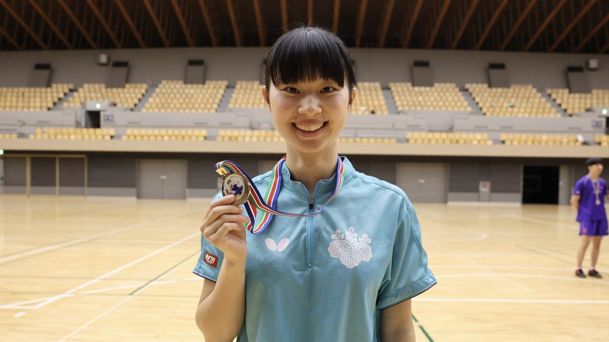 「先生方へ恩返しができた」筑波大・青井、恩師のサポートで2年ぶりの関東制覇＜関東学生卓球選手権2025・女子単＞