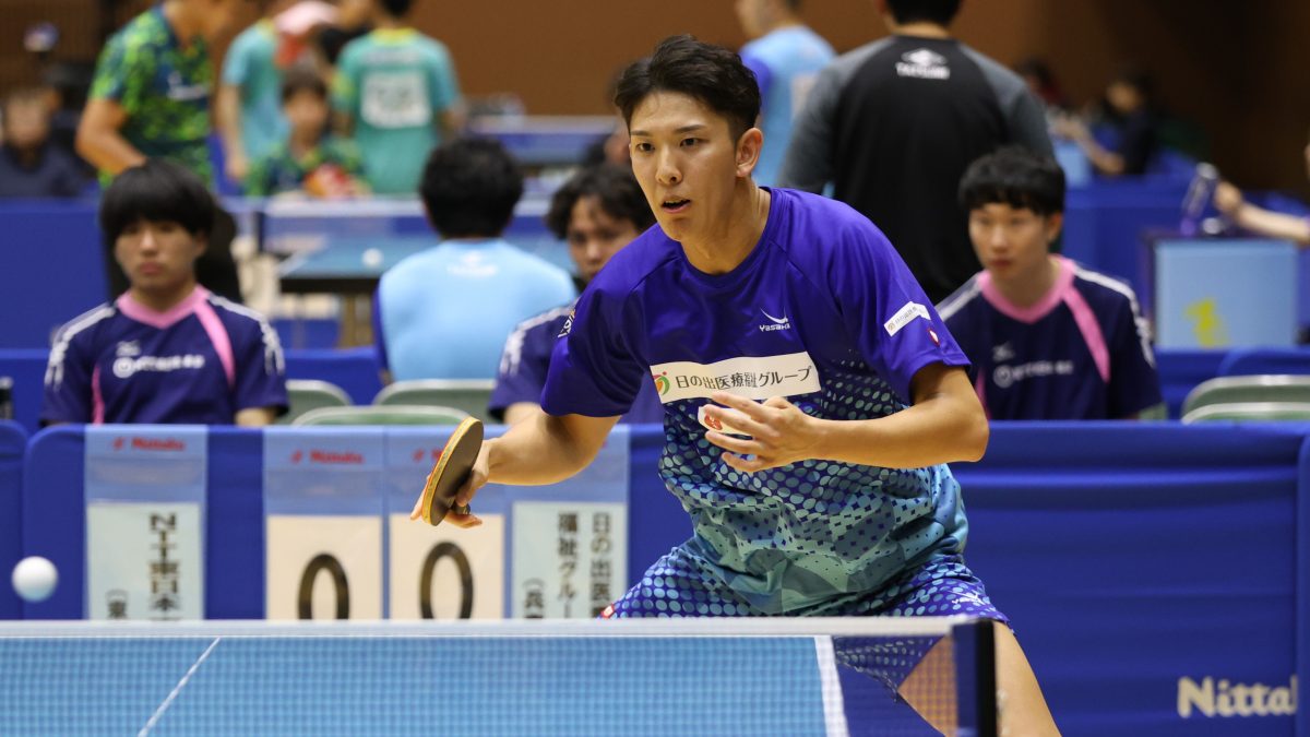 日の出医療福祉グループ、TOKYO GASらが2回戦へ＜第75回全日本実業団卓球選手権大会＞