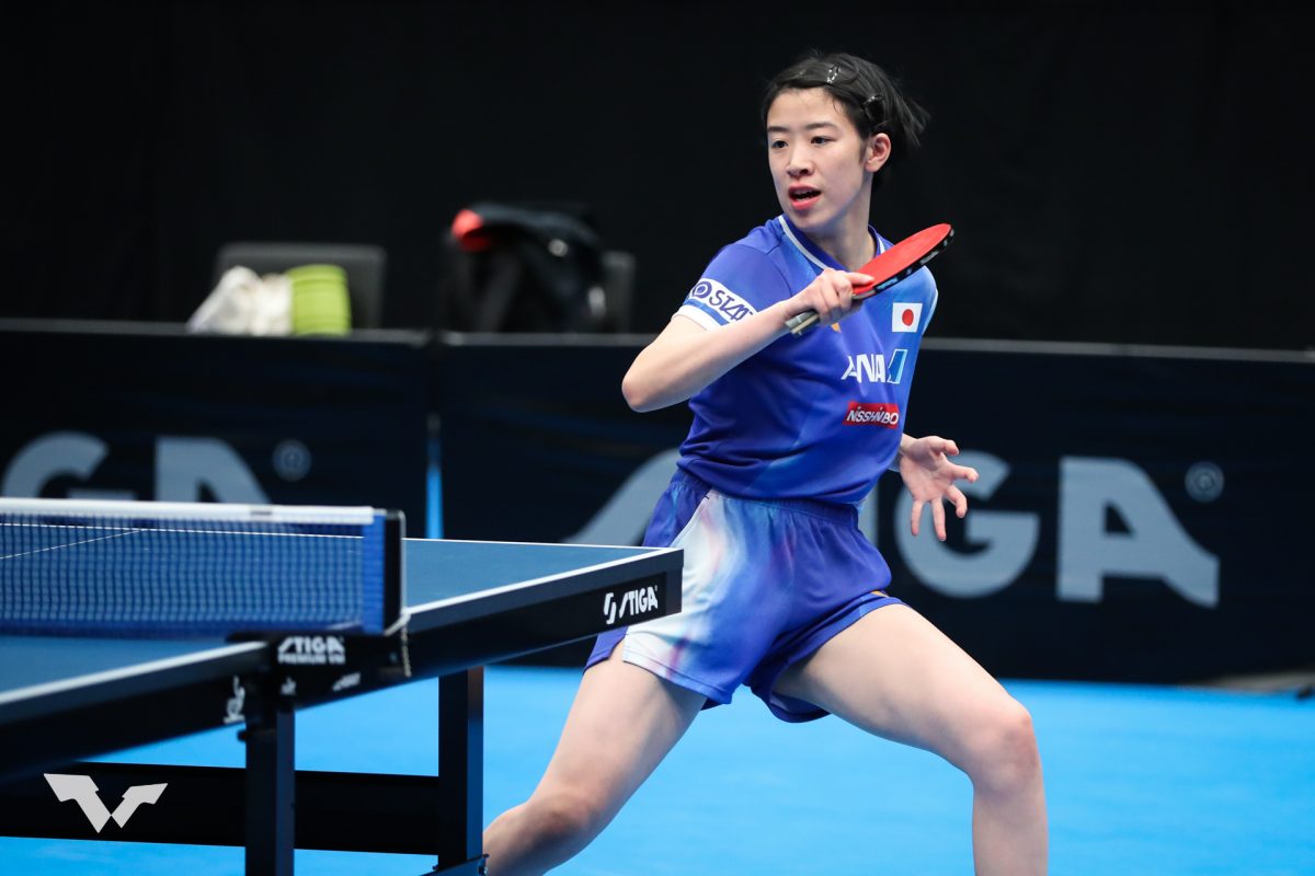 写真：面手凛（山陽学園高）/提供：WTT　※写真は過去大会のもの